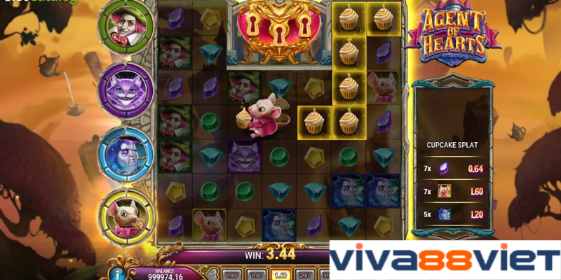 RPT và tỷ lệ biến động của Agent Of Hearts Viva88