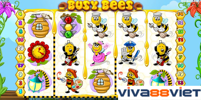 Cách quay hũ game Busy Bees Slot